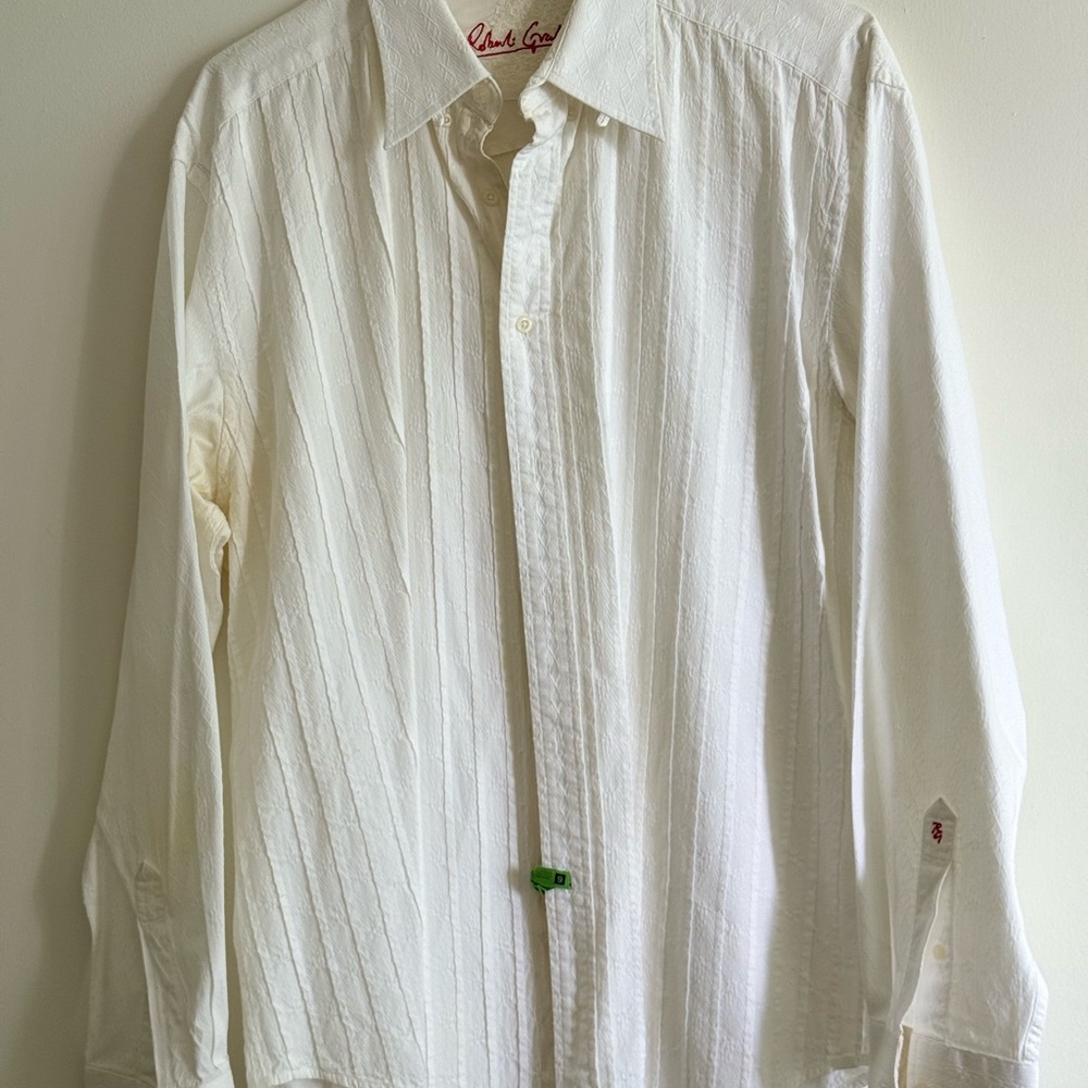 Robert Graham White Men's Shirt